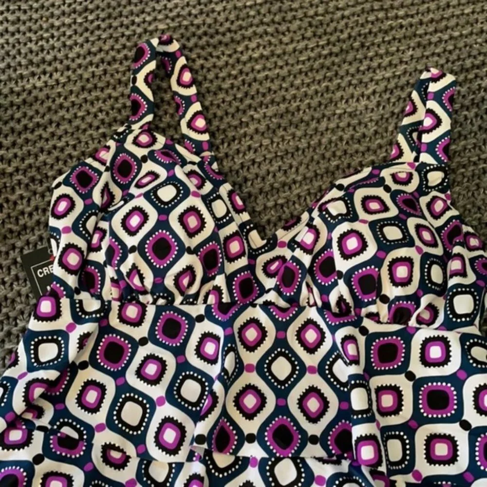 8/10/18W Swim Solutions Swim Suit H06 - Picture 5 of 8